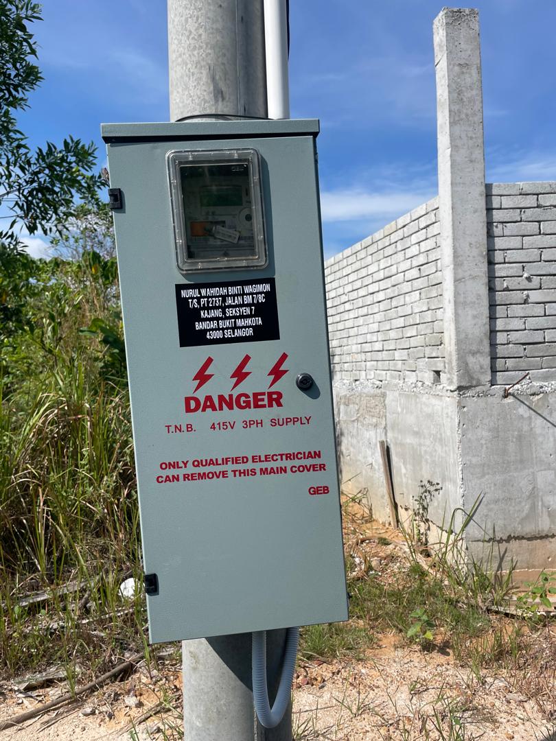 Meter 3 Fasa Tapak Bina